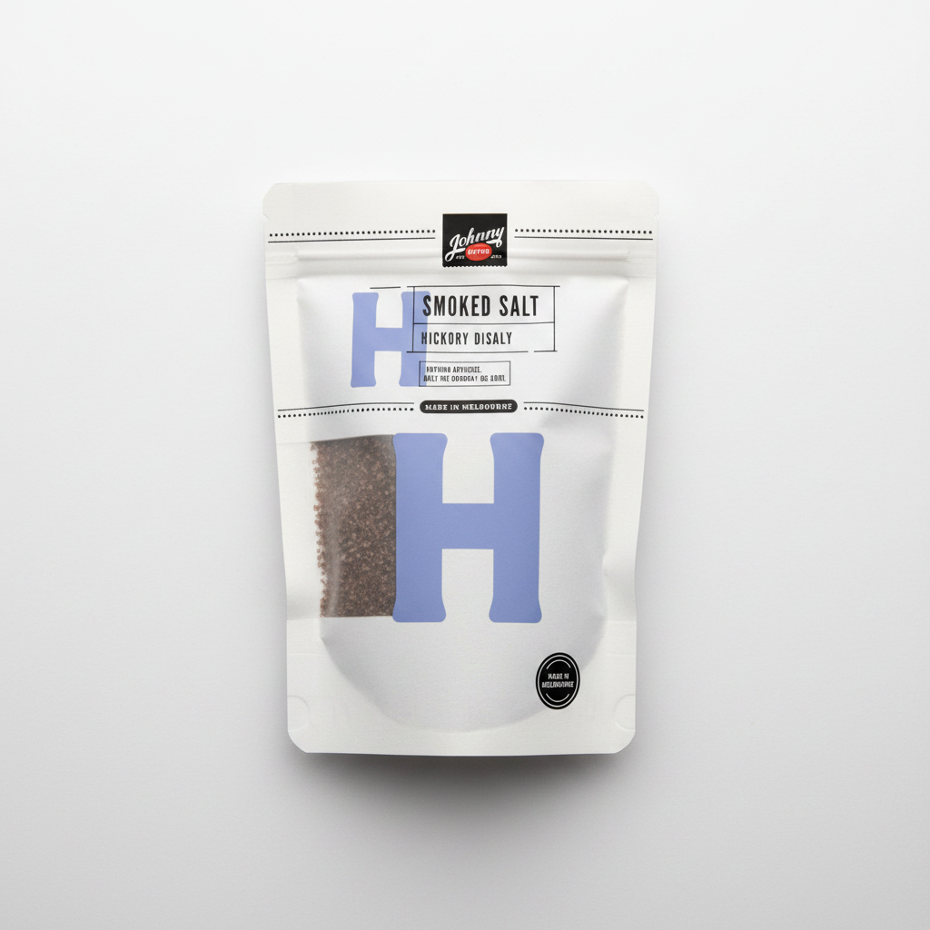 Hickory Smoked Salt — clean white background